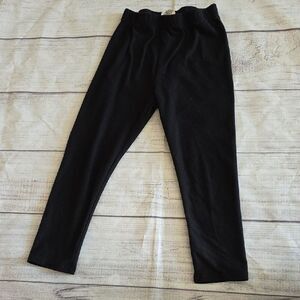 One Step Ahead Black Leggings Soft Matte Finish
